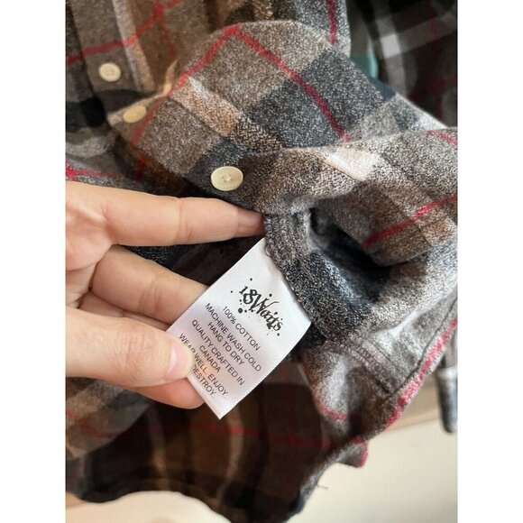 18 Waits Eighteen waits - Long Sleeve Dylan Shirt | Mammoth Flannel Size Small - Picture 8 of 10